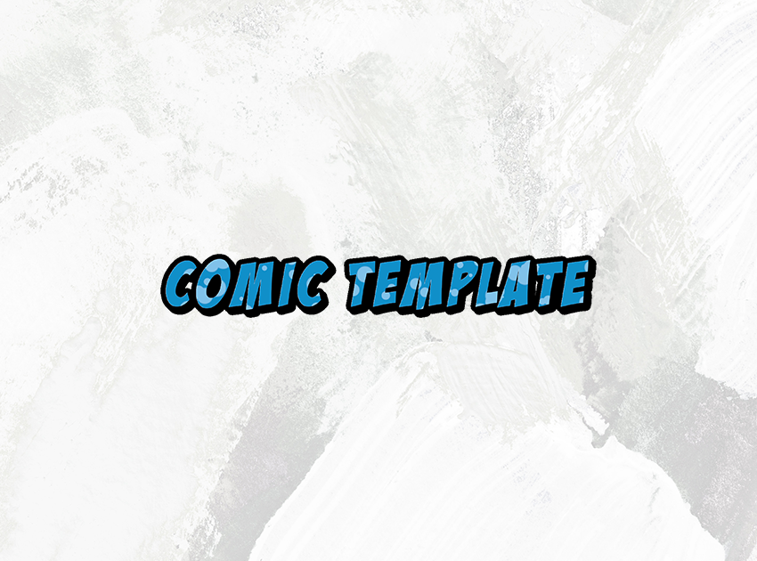 COMIC TITLE BLUE no-frameの使用イメージ