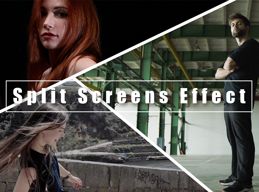 Split Screens Effectの使用イメージ